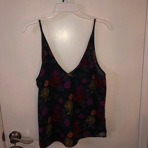 American apparel floral tank